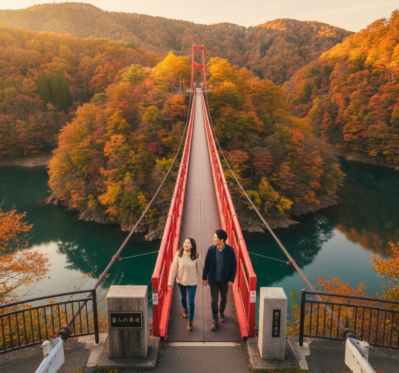 もみじ谷大吊り橋（イメージ画像）